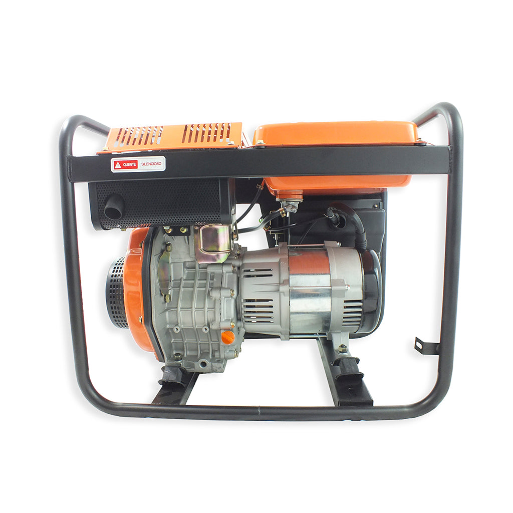 Gerador Diesel 269cc 7HP 3.6kVA 3600W Bivolt Partida Manual VG3600D Vulcan Trent – foto 5