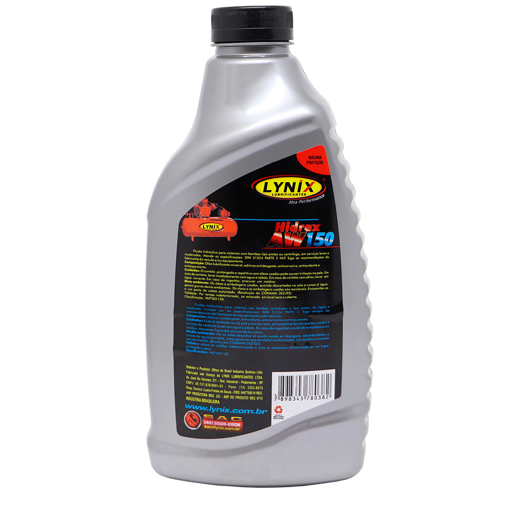 Óleo do Carter AW150 Lynix 1l para Compressor – foto 2