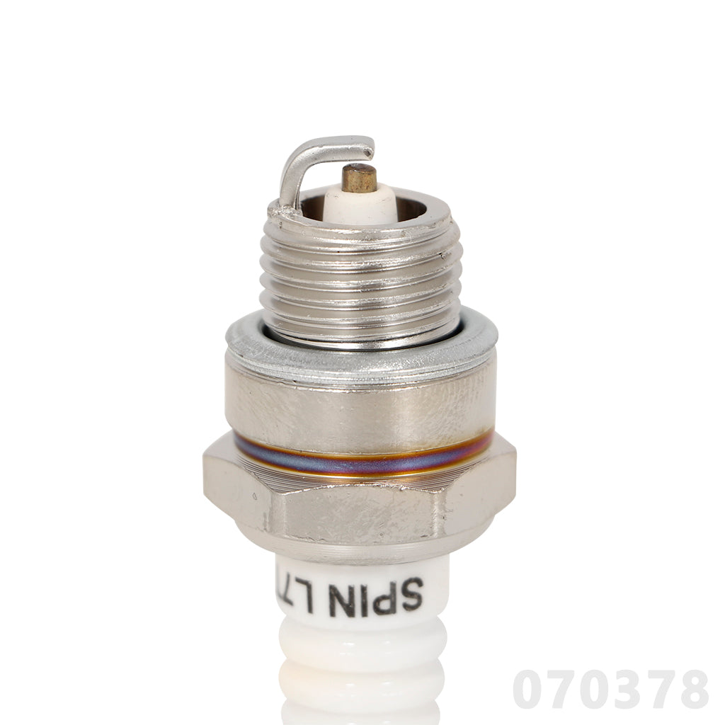 Vela de Ignição L7T Curta para Motosserras e Roçadeiras - com Nucleo em Niquel Spin Power – foto 2