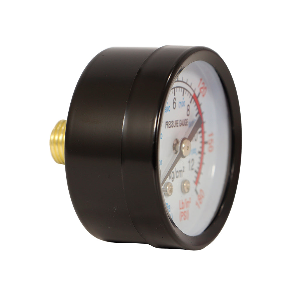 Manômetro Menor de Pressão Rosca 10mm para Compressor VC25 2HP – foto 2