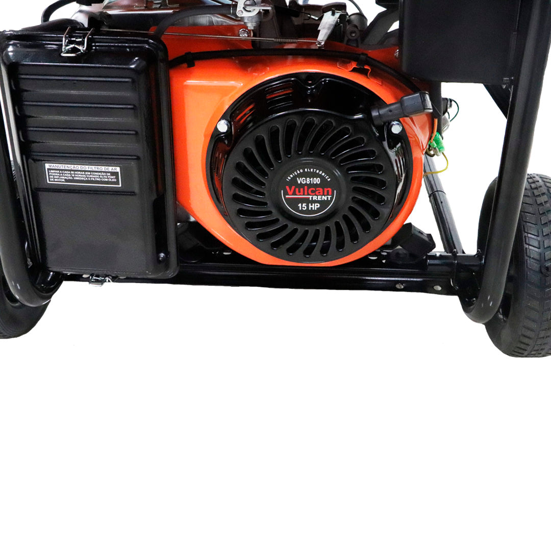 Gerador Gasolina 4T 420cc 15HP 6.5kVA 6500W Bivolt Partida Manual VG8100 Vulcan Trent – foto 8