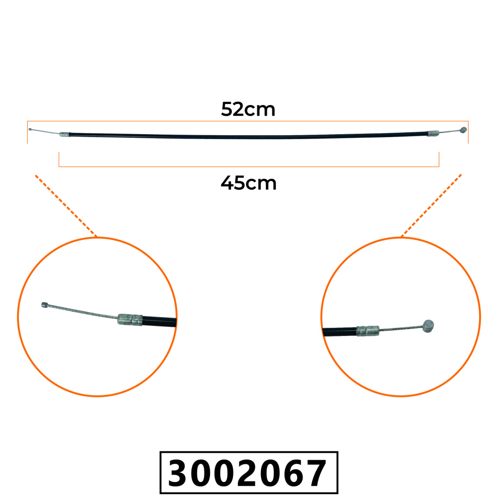 Cabo do Acelerador para Atomizador 43cc / Atomizador VAT20L - 52cm – foto 1