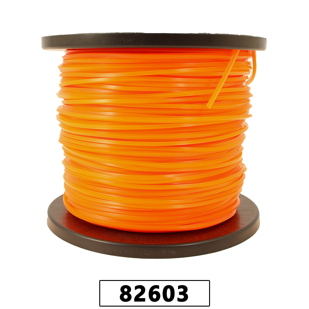Fio de Nylon Rolo 1kg com 144 Metros - Quadrado 2,70mm - Cor Laranja - Spin Linha Premium – foto 3
