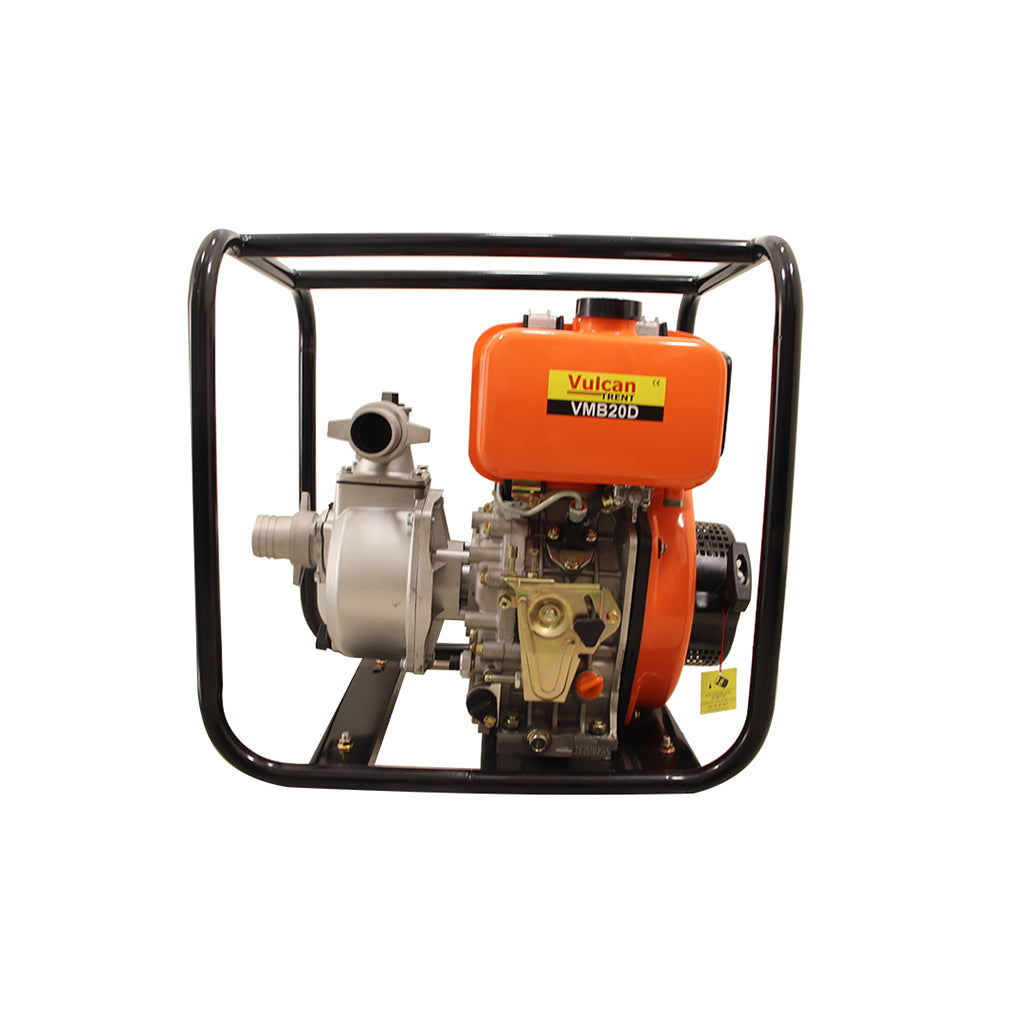 Motobomba Diesel Autoescorvante 2" Pol 296cc 7HP VMB20D Vulcan Trent – foto 2
