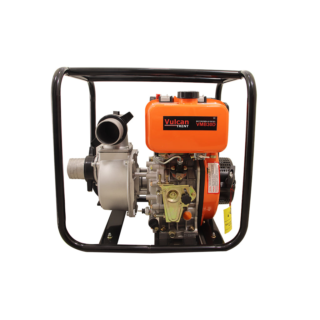 Motobomba Diesel Autoescorvante 3" Pol 296cc 7HP VMB30D Vulcan Trent – foto 4