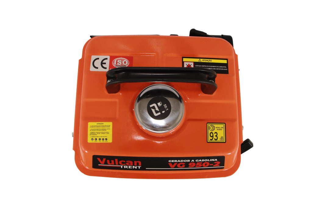 Gerador Gasolina 2T 65cc 2,5hp 0,9kVA 950W 220V VG950-2 Vulcan Trent – foto 5
