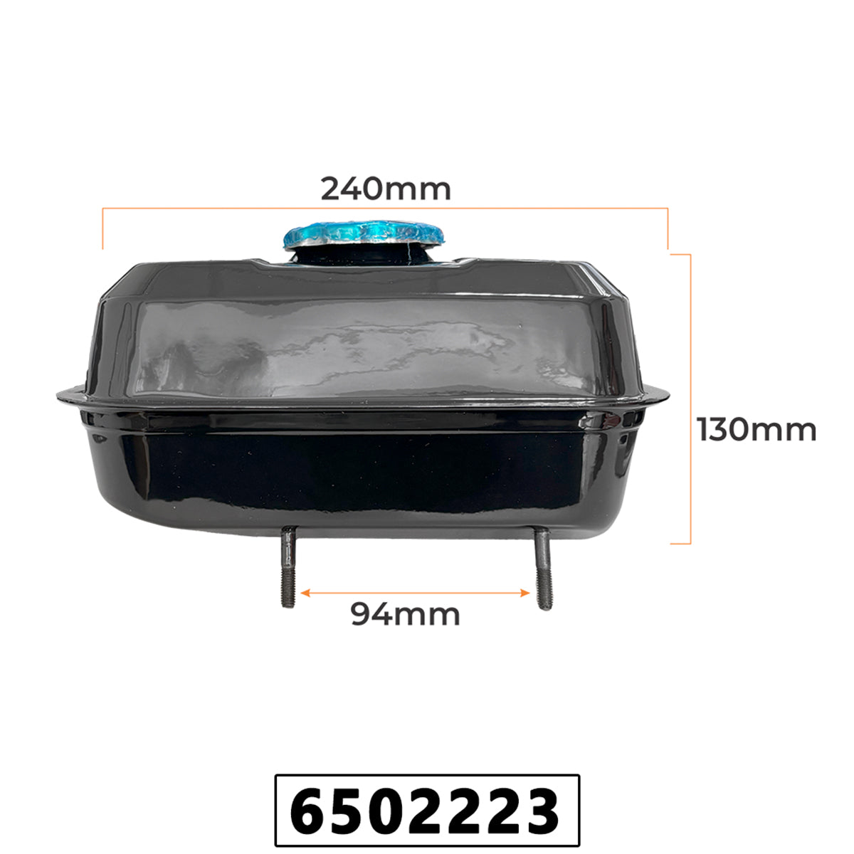 Tanque de Gasolina Completo para Motor 4 Tempos 5,5hp/6,5hp/7hp - Cor Preta – foto 7