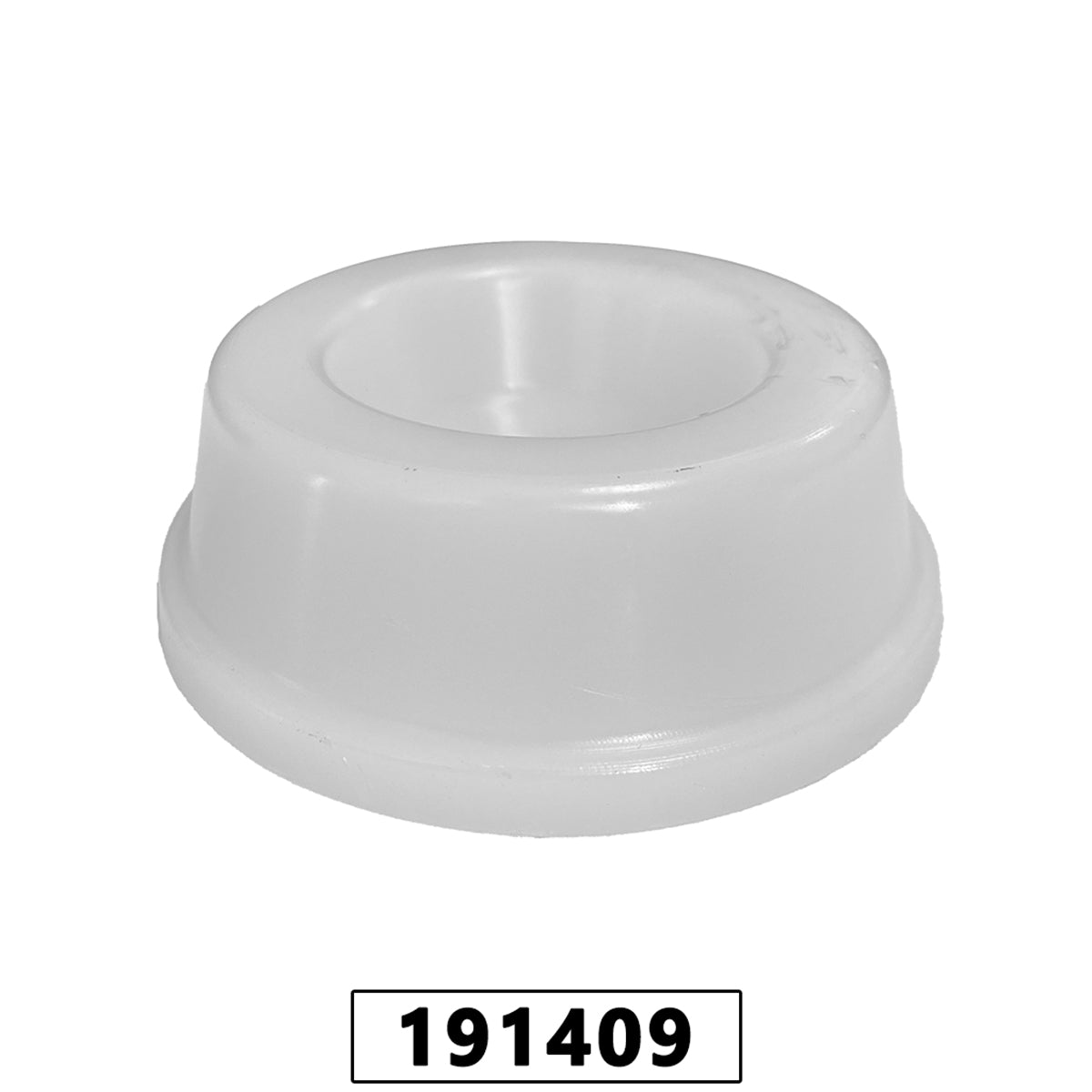 Prato Giratorio Nylon 80mm Perfil Alto Furo Menor 13mm P / stihl Fs 85/86/108 / Importadas - Cor Branca – foto 3