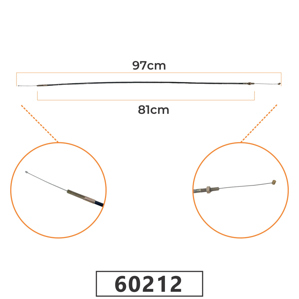Cabo do Acelerador para Roçadeira Echo 2300 - 97cm – foto 1