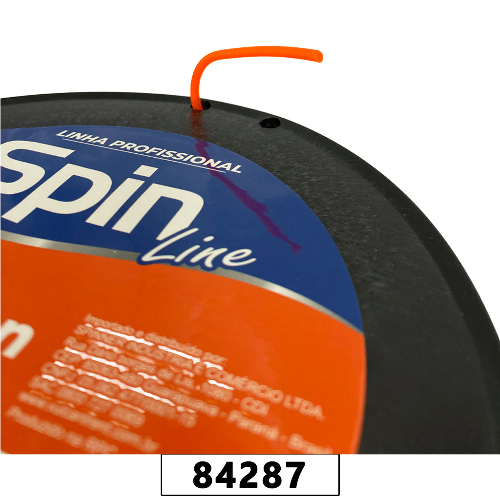 Fio de Nylon Rolo 2kg com 307 Metros - Redondo 2,70mm - Cor Laranja – foto 2