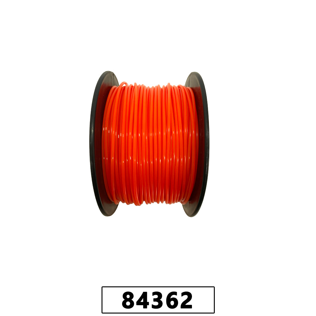 Fio de Nylon Rolo 1kg com 124 Metros - Redondo 3,00mm - Cor Laranja – foto 3