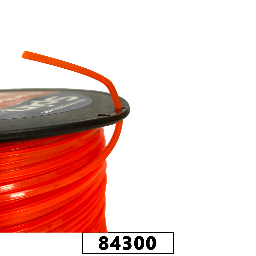 Fio de Nylon Rolo 2kg com 279 Metros - Quadrado 2,70mm - Cor Laranja – foto 2