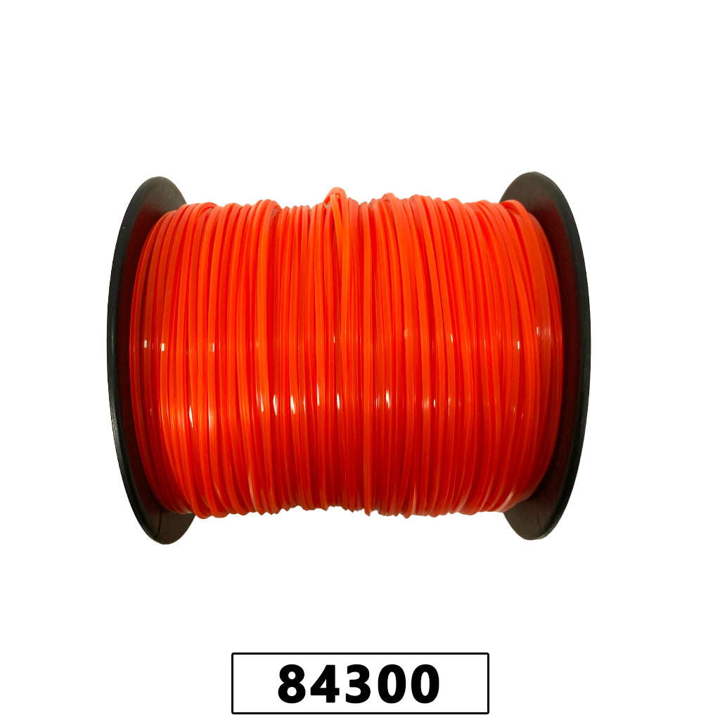 Fio de Nylon Rolo 2kg com 279 Metros - Quadrado 2,70mm - Cor Laranja – foto 3