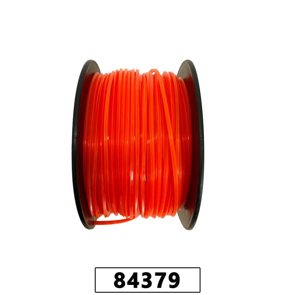 Fio de Nylon Rolo 1kg com 113 Metros - Quadrado 3,00mm - Cor Laranja – foto 3