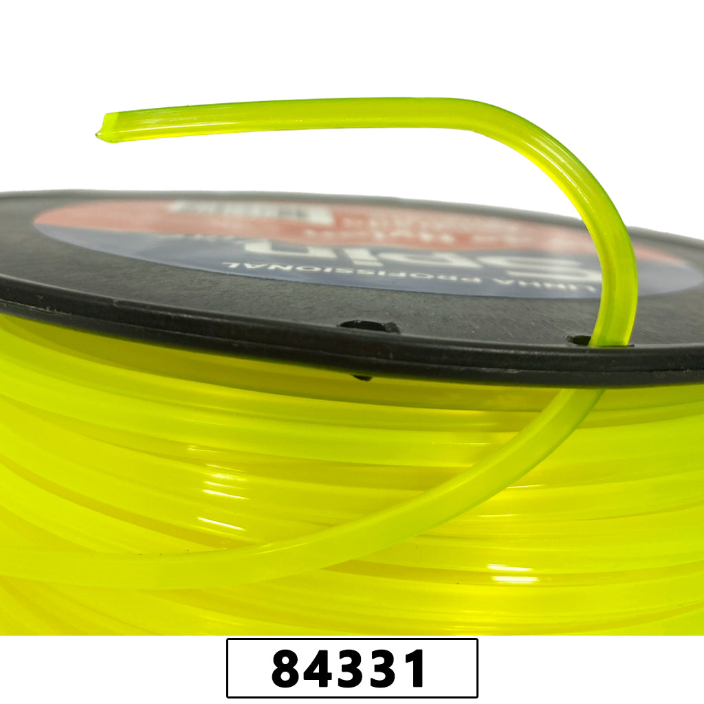 Fio de Nylon Rolo 2kg com 226 Metros - Quadrado 3,00mm - Cor Amarelo – foto 2
