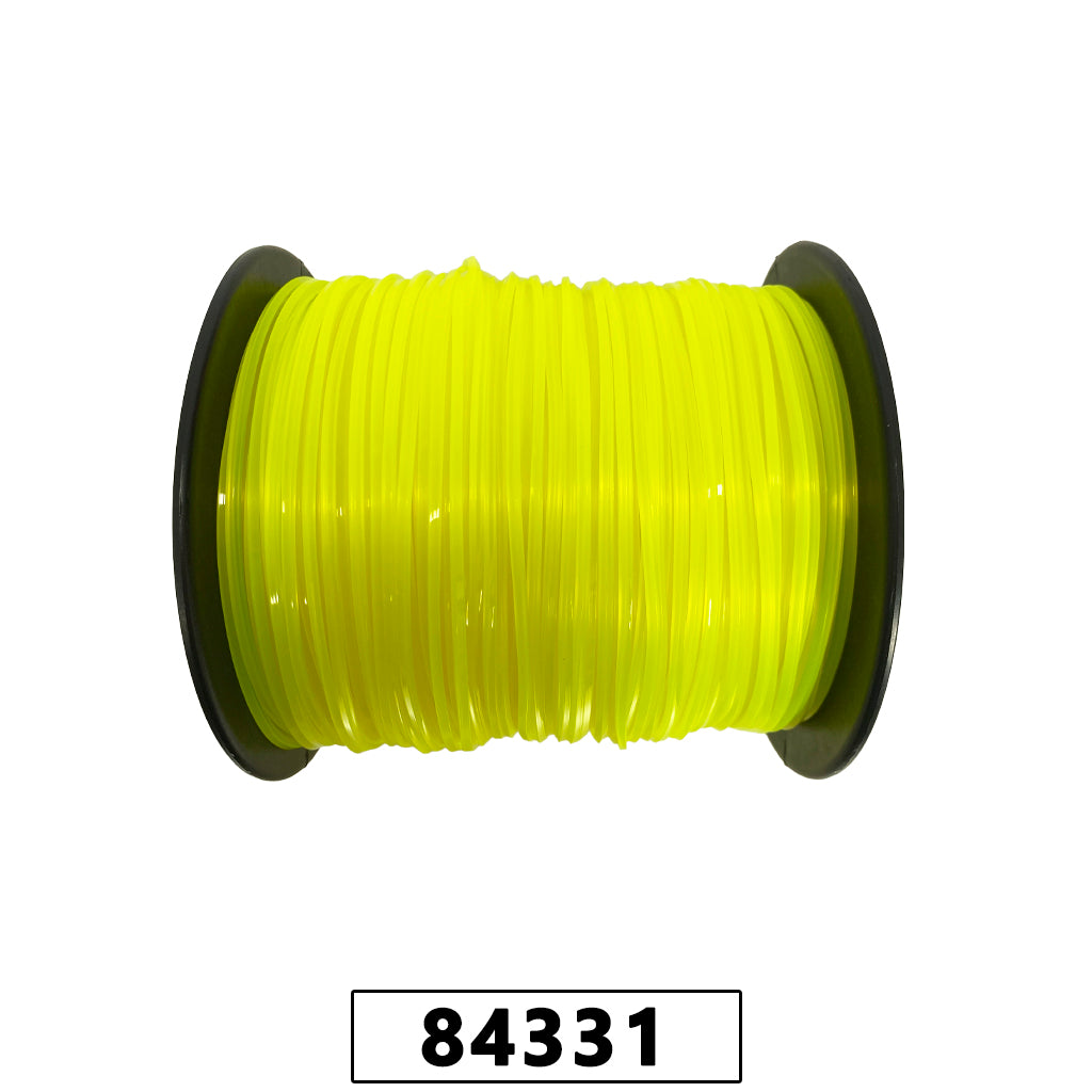 Fio de Nylon Rolo 2kg com 226 Metros - Quadrado 3,00mm - Cor Amarelo – foto 3