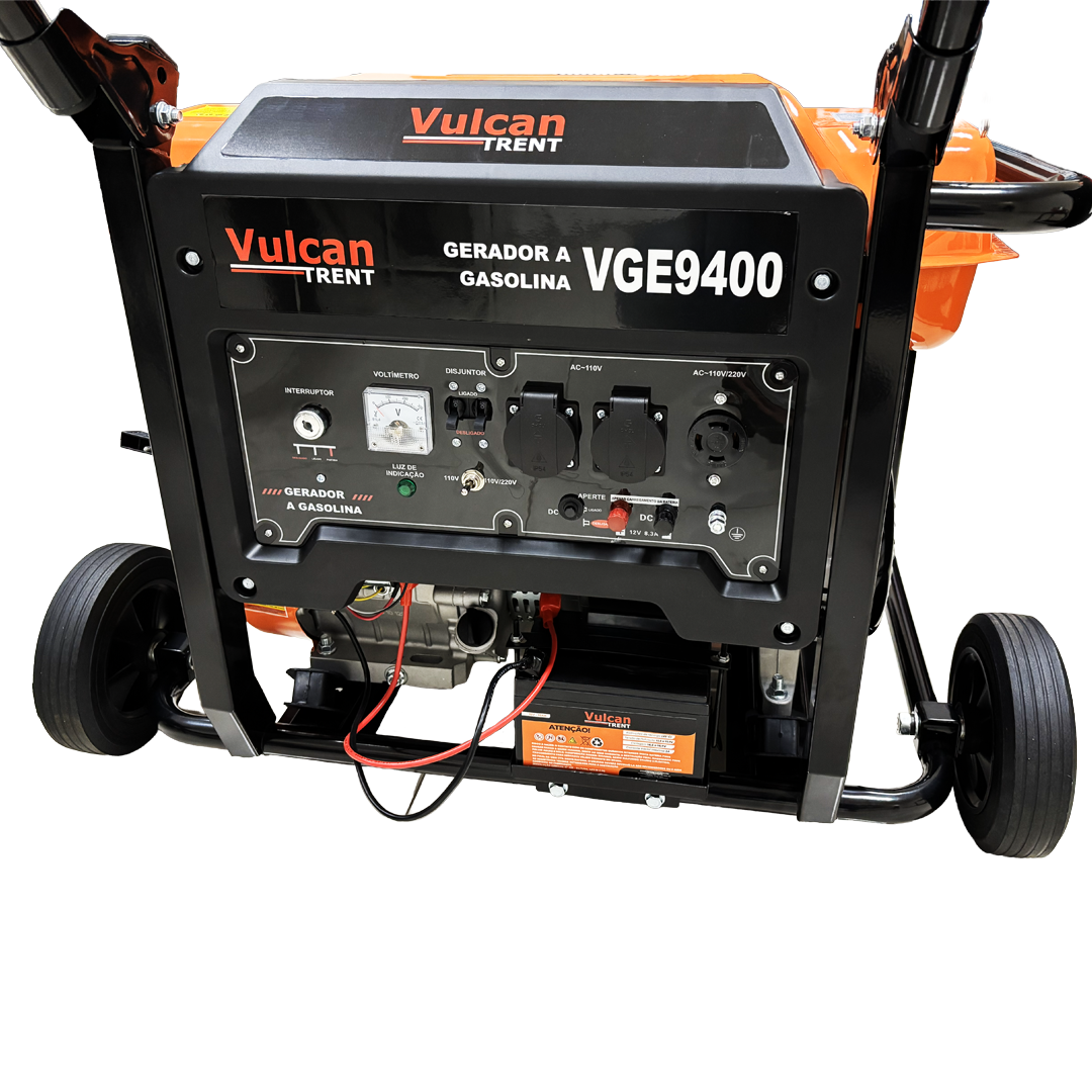 Gerador Gasolina 4T 452cc 16HP 7,5 kVA 7500W Bivolt VGE9400 Vulcan Trent – foto 5
