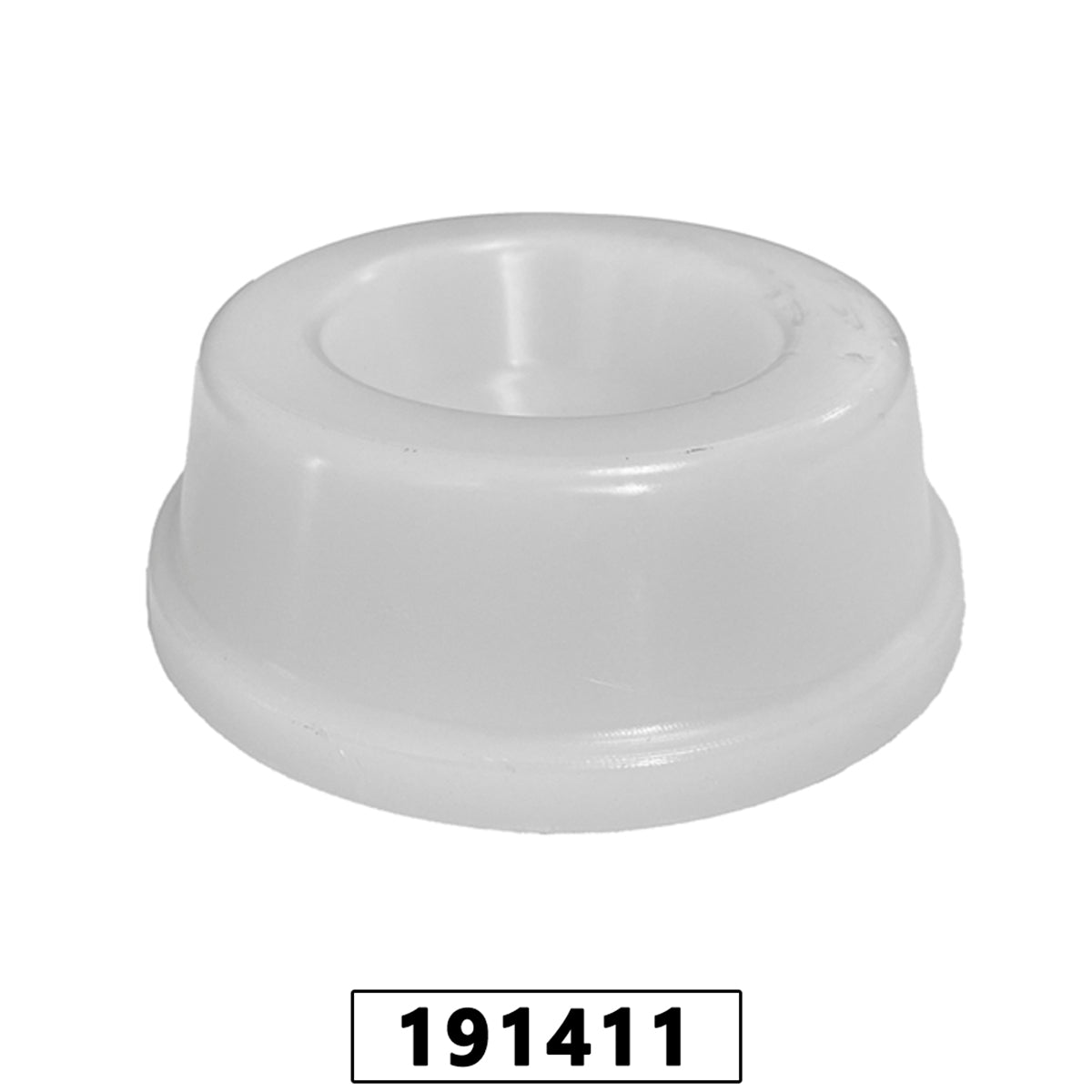 Prato Giratorio Nylon 80mm Perfil Alto Furo Maior 16mm P / roçadeira Stihl Fs 160/220/280 - Cor Branca – foto 3