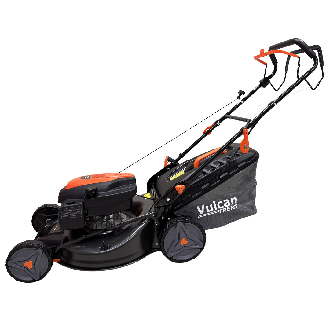 Cortador de Grama 4T 200cc 6,50hp Larg.corte 56cm C / coletor e Saída Lateral C / tração VCG200T Vulcan – foto 1
