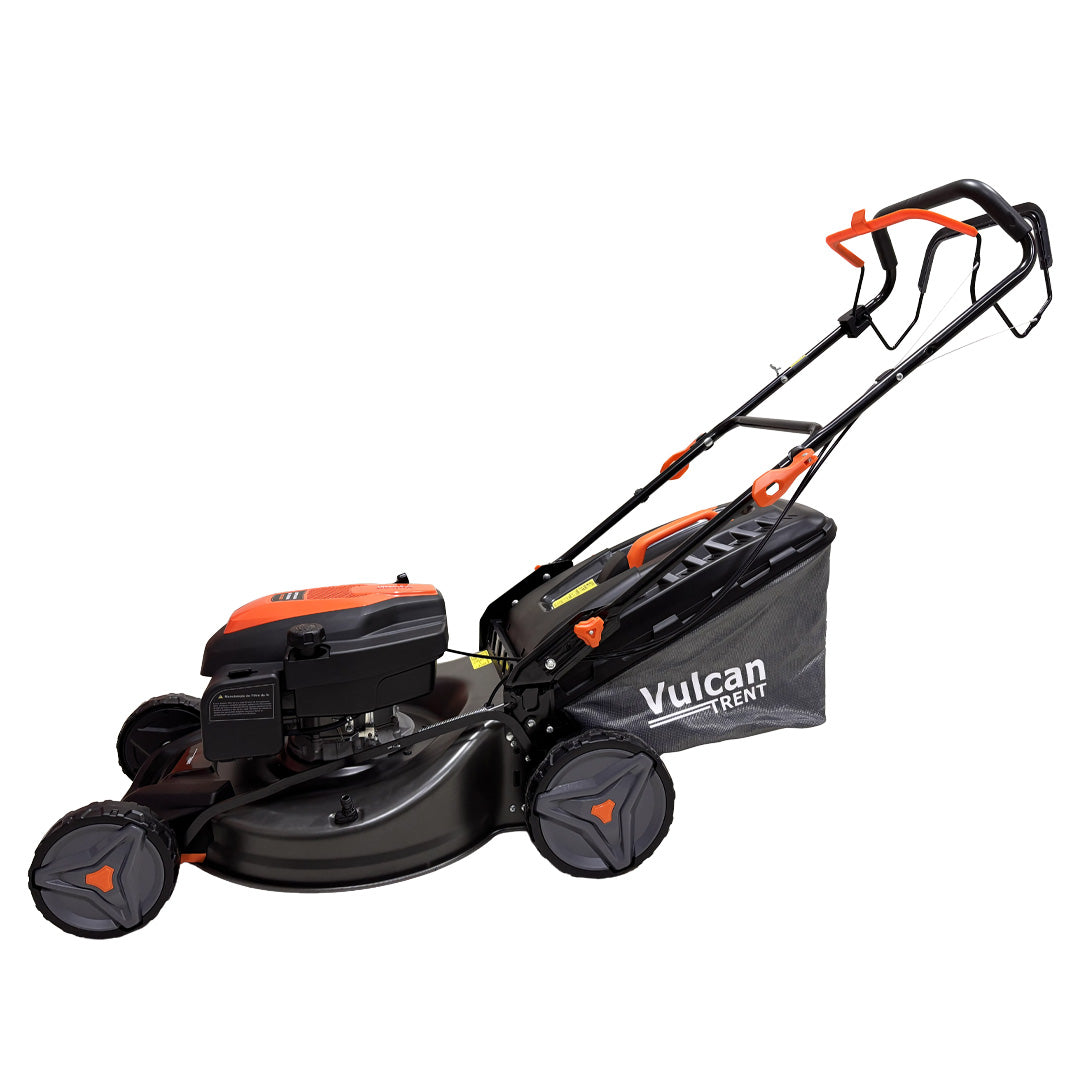 Cortador de Grama 4T 225cc 7,50hp Larg.corte 56cm C / coletor e Saída Lateral C / tração VCG225T Vulcan – foto 1
