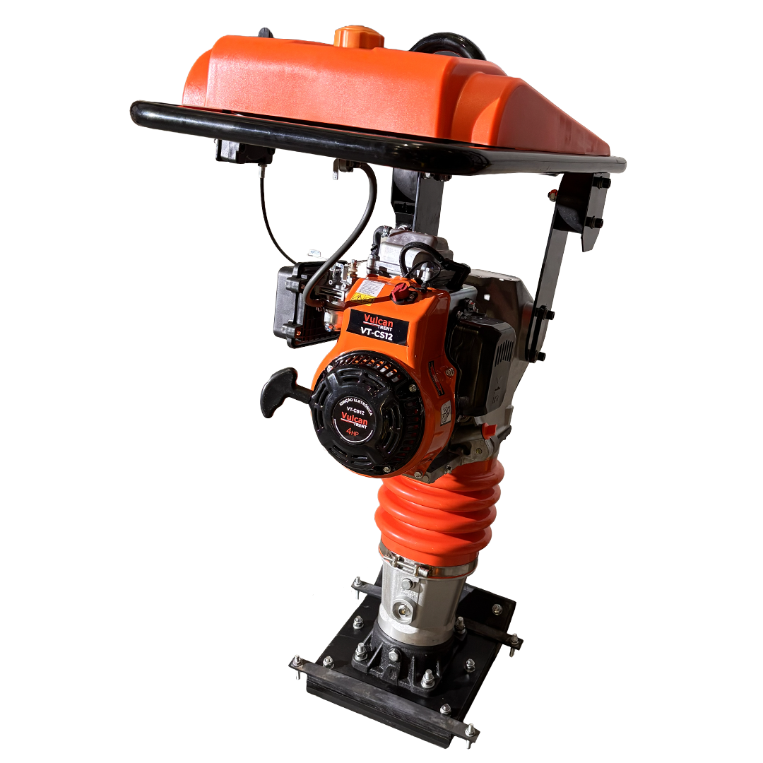 Compactador de Solo Gasolina 4 Tempos 4HP 146cc Impacto 12 kN Tipo Sapo VT-CS12 Vulcan Trent – foto 6