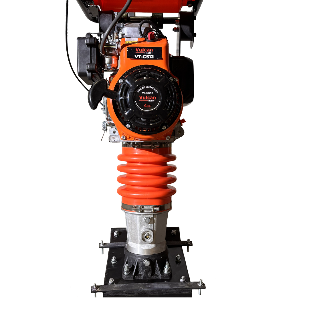 Compactador de Solo Gasolina 4 Tempos 4HP 146cc Impacto 12 kN Tipo Sapo VT-CS12 Vulcan Trent – foto 9