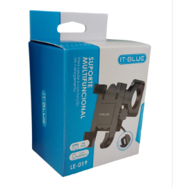 Suporte de Celular para Moto com Carregador USB 2.1A Rotação 360º It-Blue LE-019