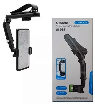 Suporte de Celular Universal Giratório 360° para Carro e Mesa IT-Blue LE-085