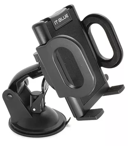 Suporte de Celular Veicular 3 em 1 Braço Telescópico Giro 360° IT-Blue LE-015