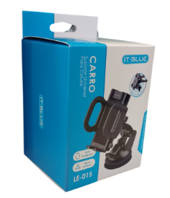 Suporte de Celular Veicular 3 em 1 Braço Telescópico Giro 360° IT-Blue LE-015