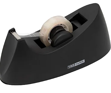 Suporte Para Fita Adesiva com Cortador e Base Antiderrapante Yins Paper YP7095
