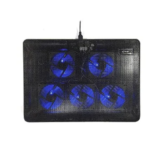 Suporte para Notebook até 17 Polegadas com Cooler 5 Ventiladores e Porta USB Knup KP-SP223