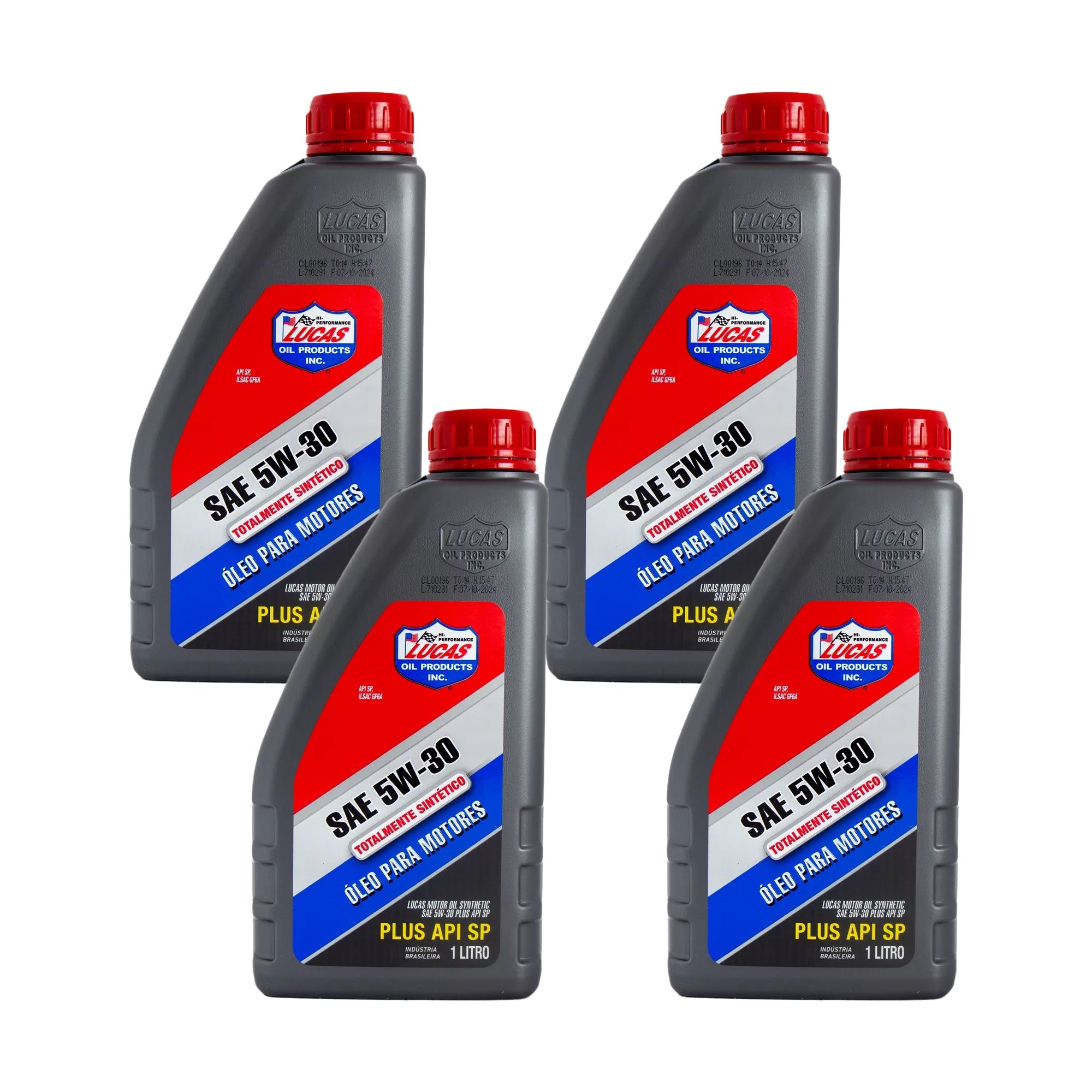 Kit 4 Óleo Lubrificante Motor Sintético Sae 5w30 D2 Api Sp