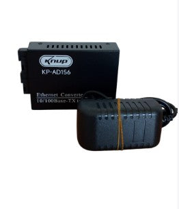 Transceptor de Fibra Óptica 100Mbps com Alcance de até 20km Knup KP-AD156