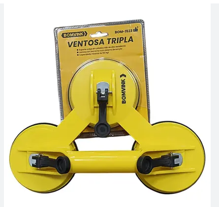 Ventosa Tripla de Fixação com 3 Pontos de Sucção Bomvink BOM-1523