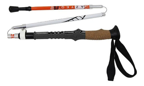 Bastão De Caminhada Bengala Actos Anti-shock Azteq - Preto