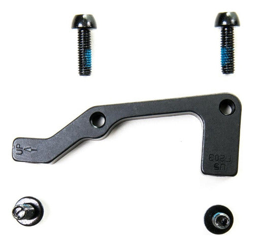 Adaptador Aluminio U5 P/freio A Disco Dianteiro Para 203mm