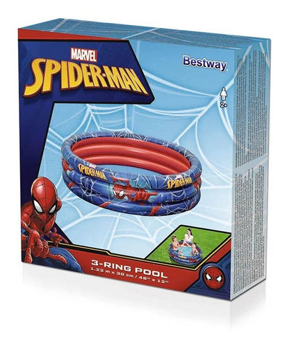 Piscina Inflável Homem Aranha Infantil Bestway 200l 2 Anos
