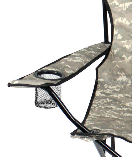 Cadeira Bel Fix Confort 150Kg Araguaia Camuflada Bege Claro