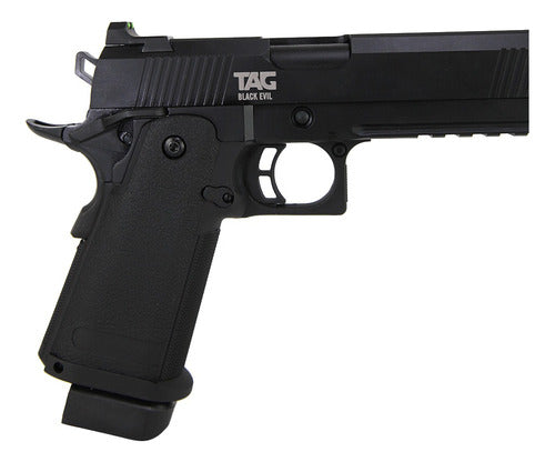 Pistola De Airsoft Tag Black Evil Hi Capa 5.1 Semiautomático