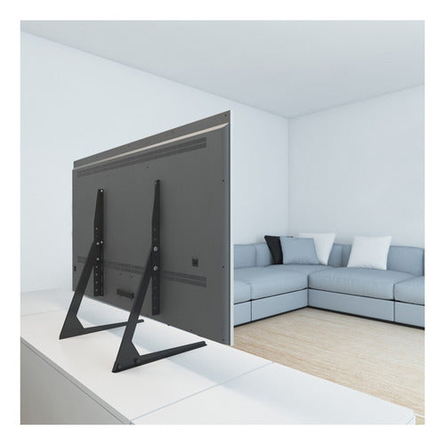 Suporte Multivisão Stand100 De Mesa Para Tv De 32 Até 65