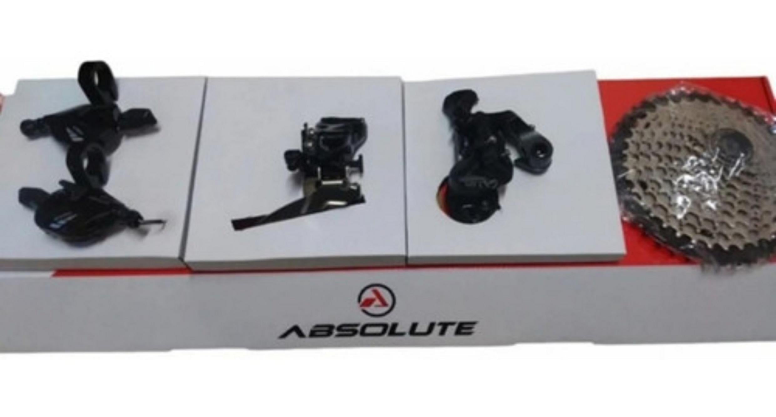 Kit Transmissão Bicicleta Absolute A7 20V Com Cassete