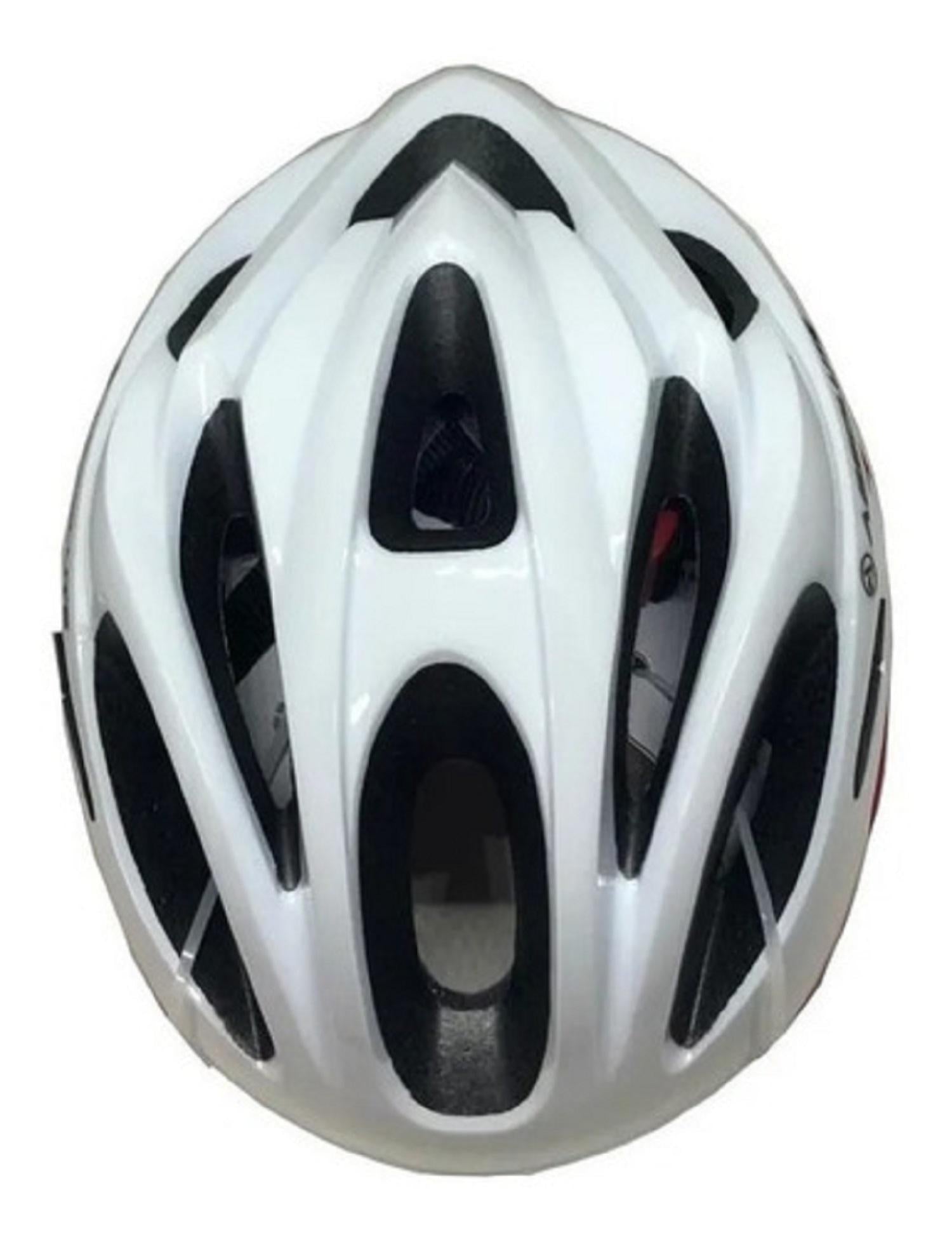 Capacete Ciclismo G Bike Absolute Nero Led Preto Fosco