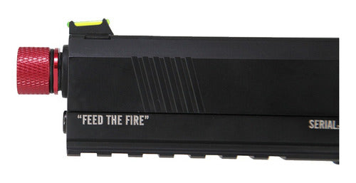 Pistola De Airsoft Tag Black Evil Hi Capa 5.1 Semiautomático