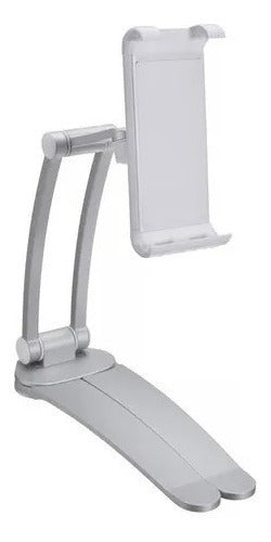 Suporte Tablet Mesa E Parede Universal 2 Em 1 Giratório