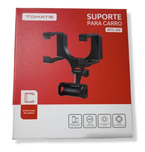 Suporte Veicular Celular Retrovisor Rotação 360 Graus