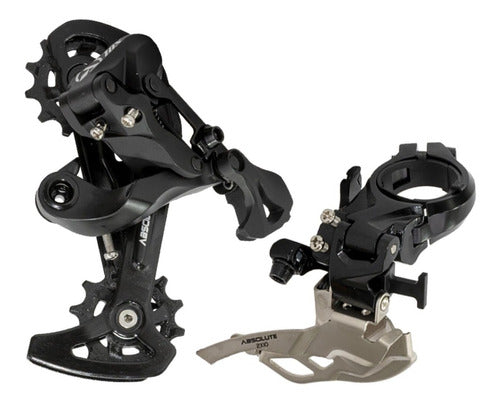 Kit Transmissão Bicicleta Absolute A7 20V Com Cassete