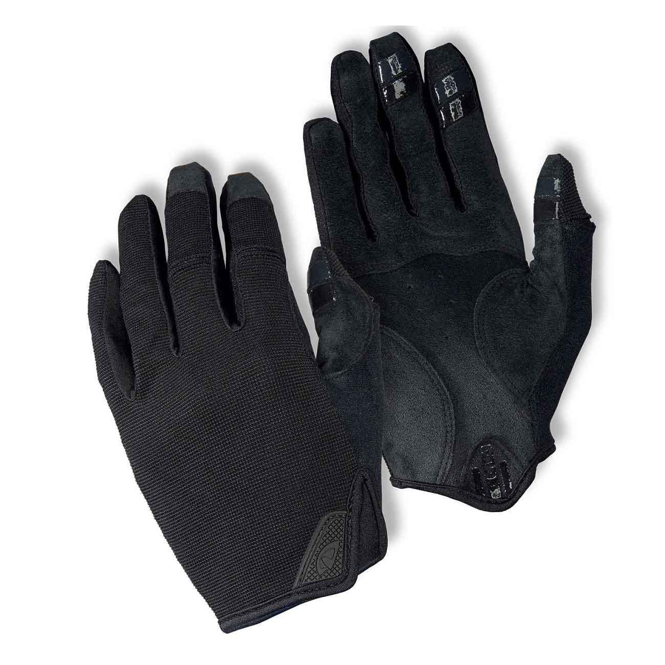 Luva Ciclismo Giro Dnd Gel Preta Dedo Longo Touch Tela Tam G