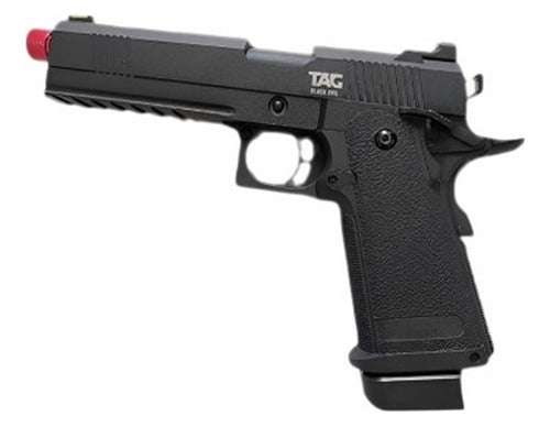 Pistola De Airsoft Tag Black Evil Hi Capa 5.1 Semiautomático