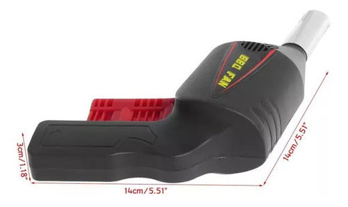 Assoprador Acende Churrasqueira Carvão Forno Lenha Lareira